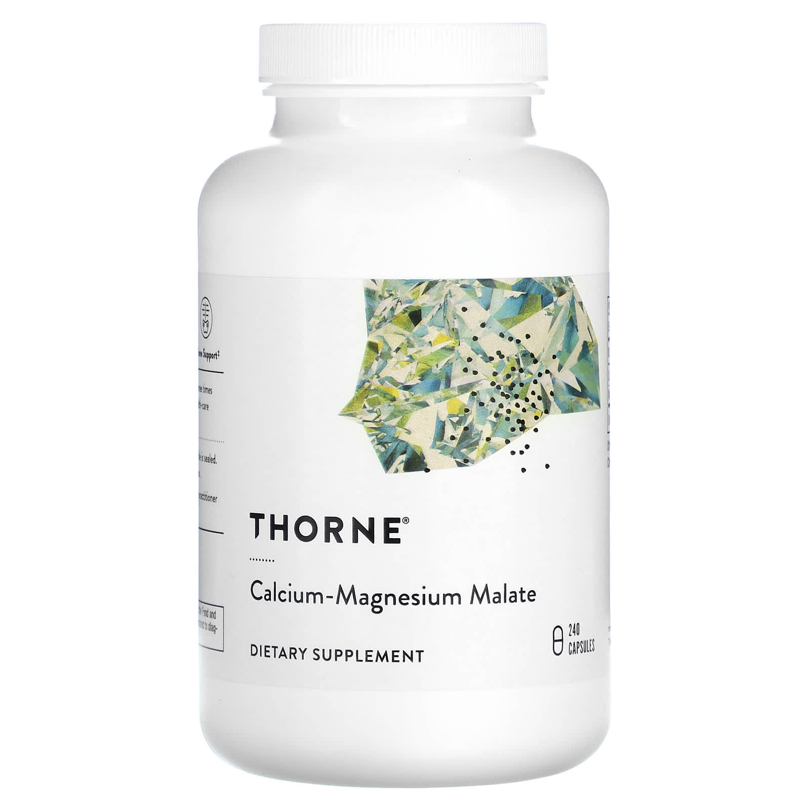Thorne Research, Calcium Magnesium Malate, 240 Capsules UPC 693749006718 | HiLife Vitamins